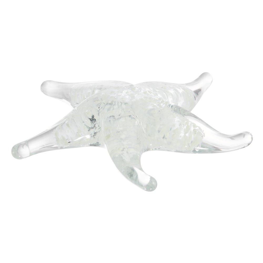 Lorelei Glow-in-the-Dark Decorative Glass Sculpture Nautical Figure - Starfish. Picture 10