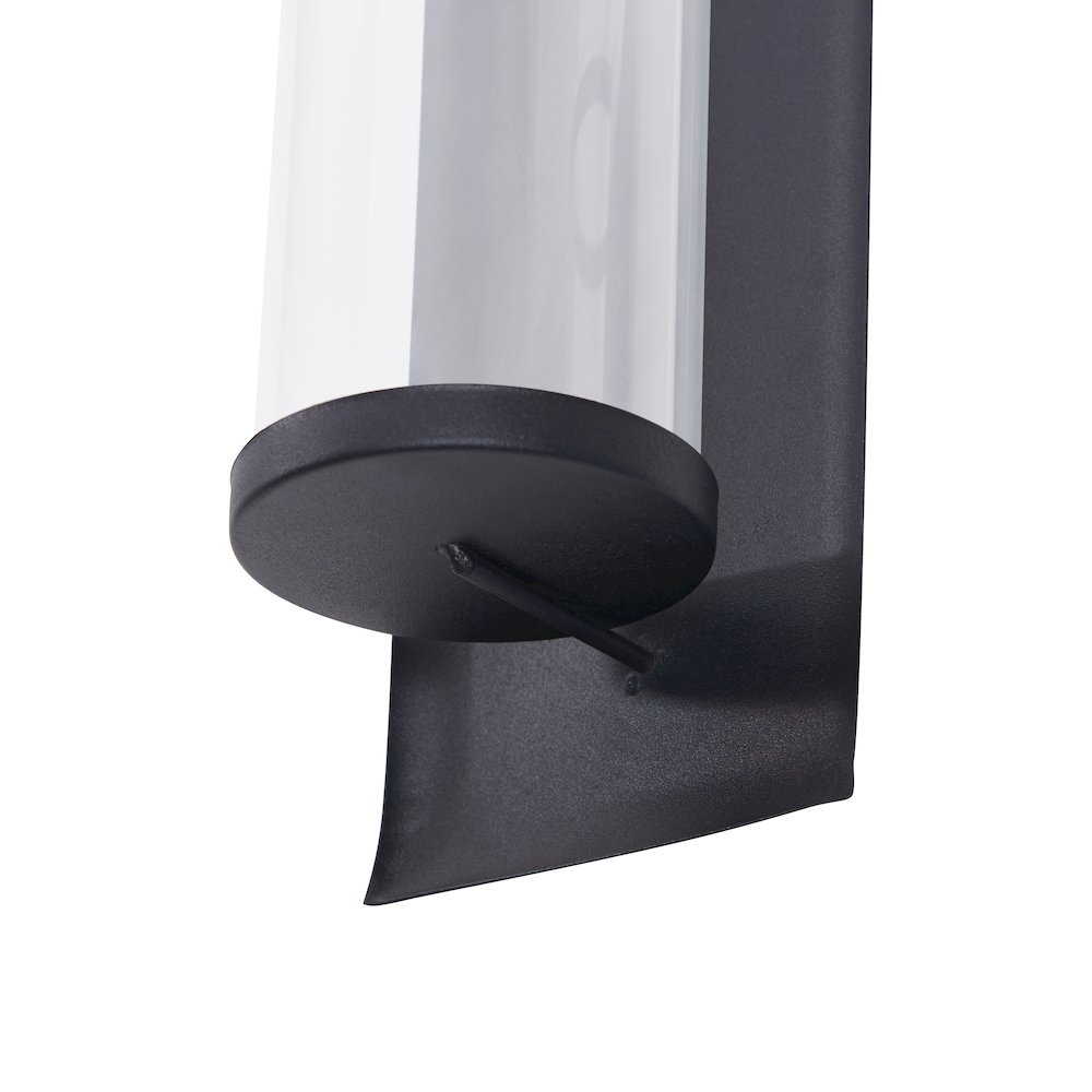 Metal Pillar Candle Sconces with Glass Inserts (Set of 2). Picture 6
