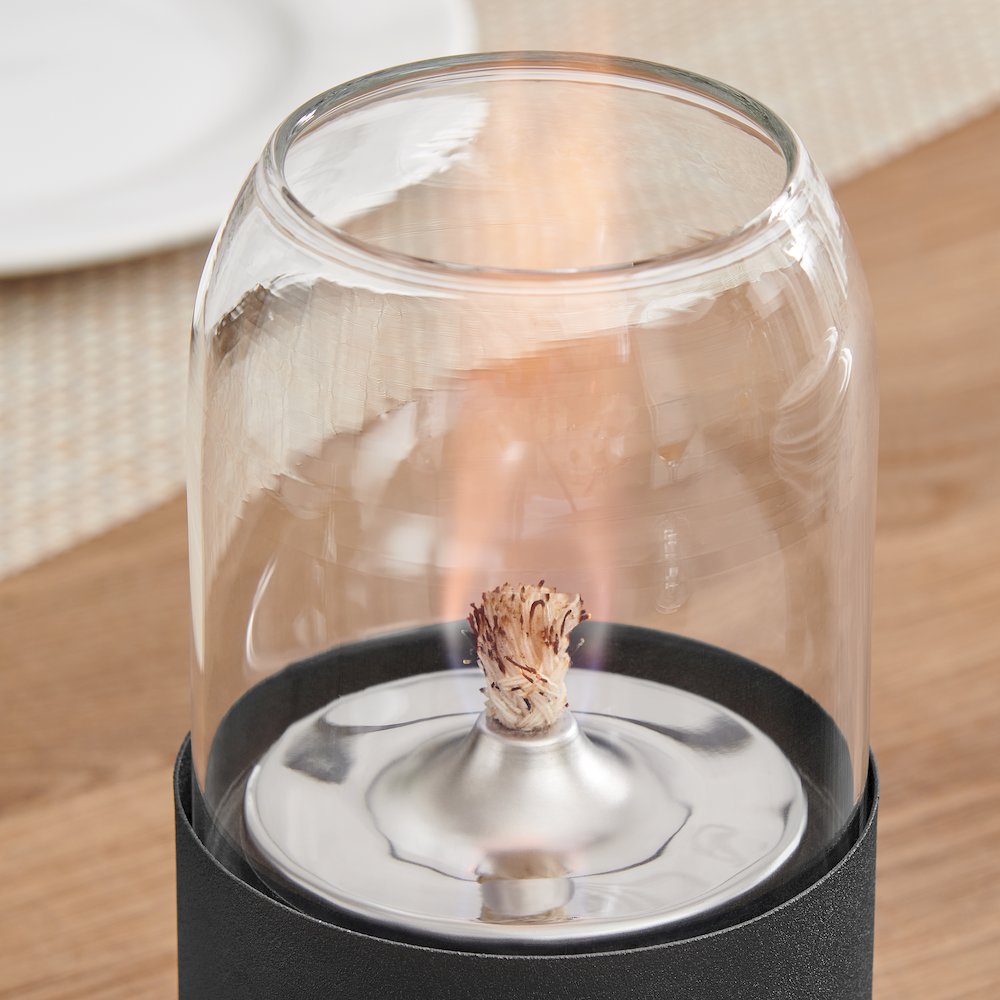 Ambrose Oil Lamp Rope Wick Clean-Burning Tabletop Portable Fire Pit Set of 2. Picture 8