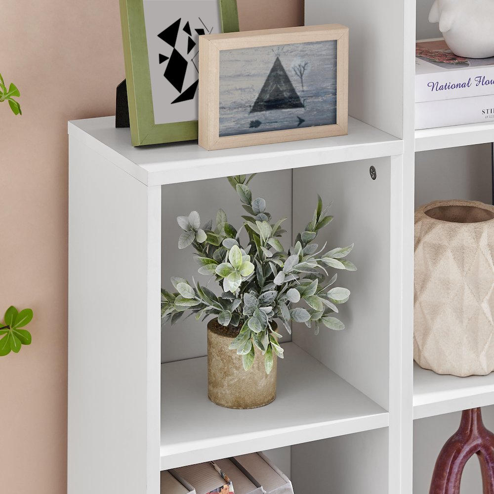 Marcel Cubes Modular Storage Cubby Cabinet Shelf Units (Set of 3) - White. Picture 5