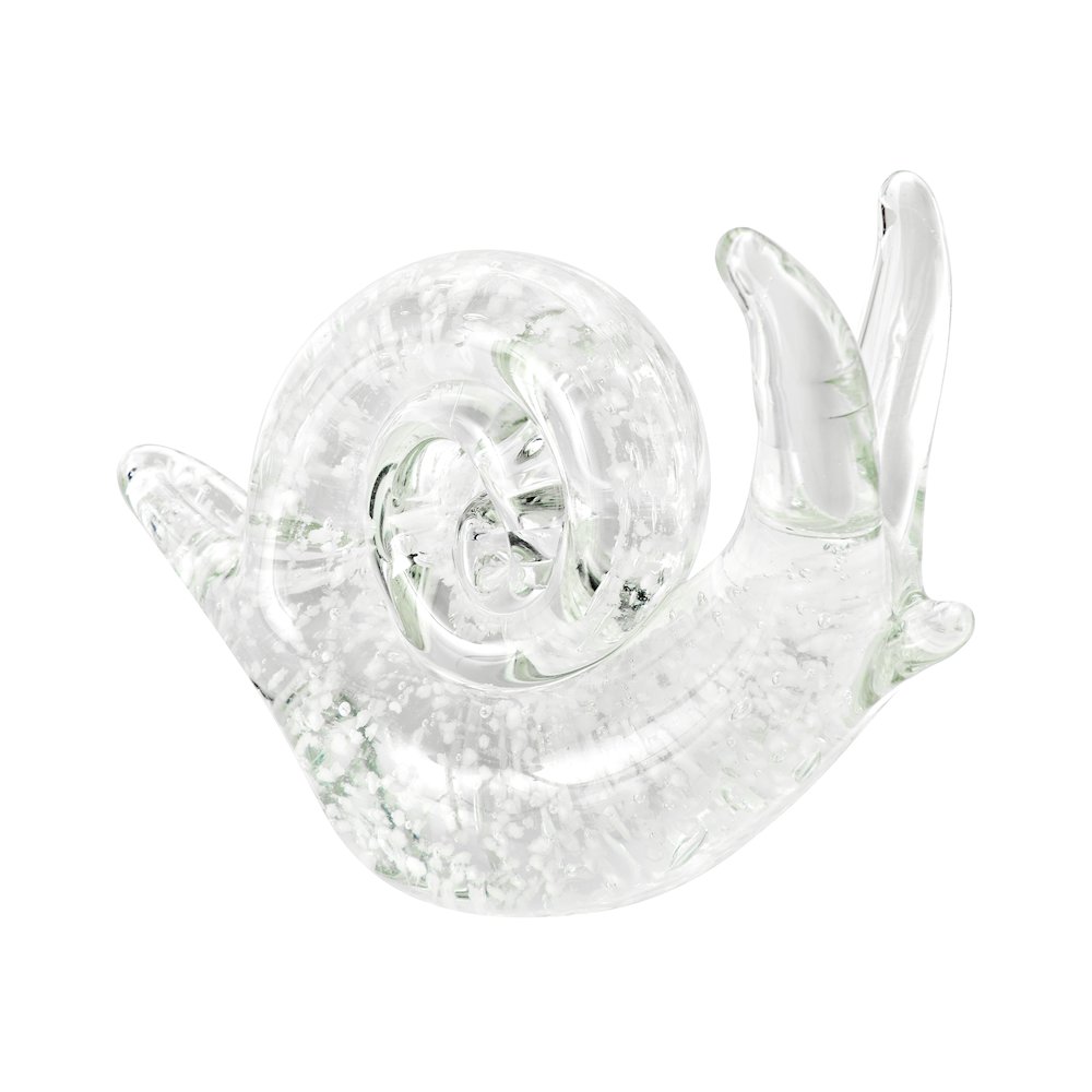 Lorelei Glow-in-the-Dark Glass Sculptures Set of 3 - Starfish, Snail, Jellyfish. Picture 8