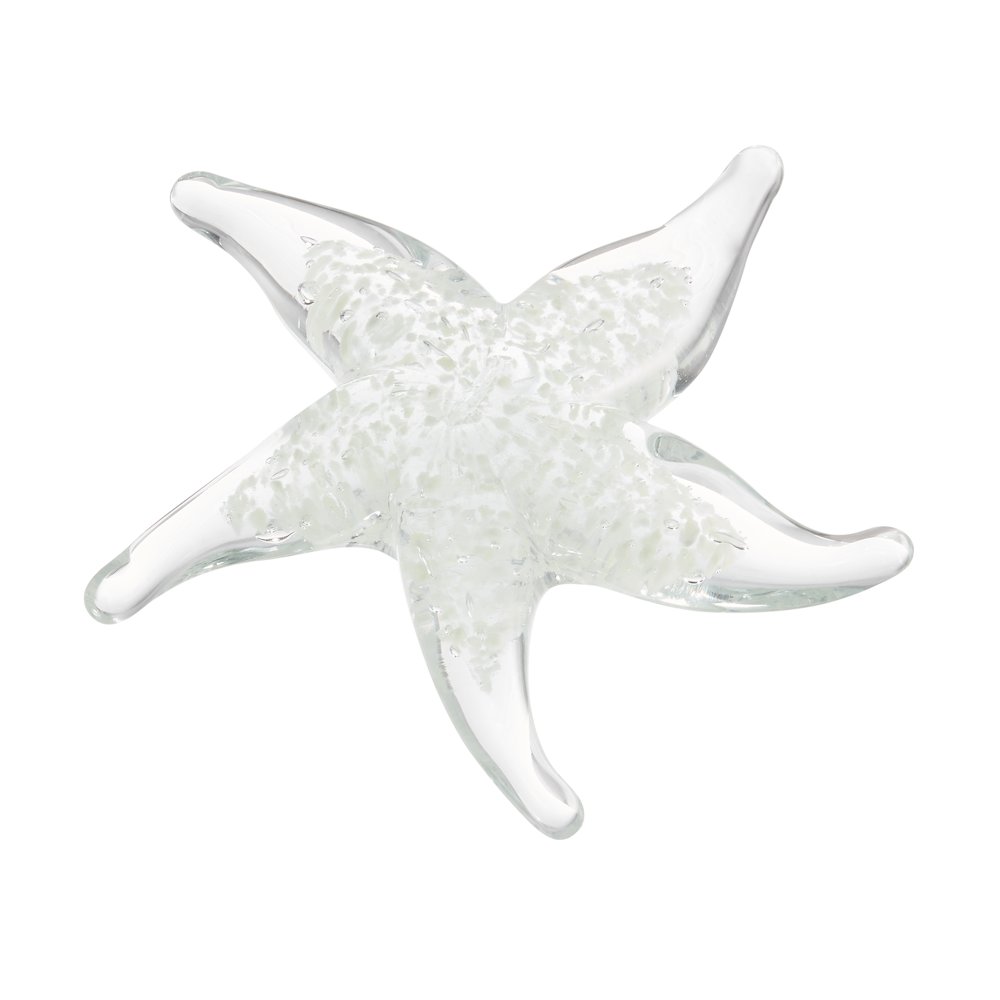 Lorelei Glow-in-the-Dark Glass Sculptures Set of 3 - Starfish, Snail, Jellyfish. Picture 9