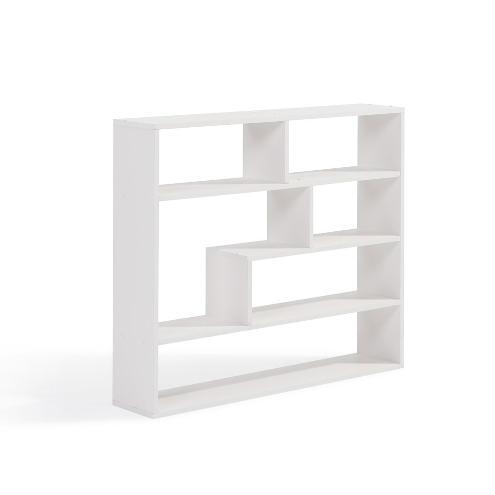 Large Rectangular White Shelf Unit. Picture 1