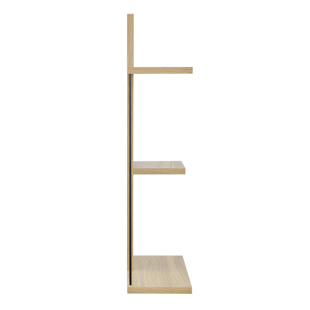 Seville Dynamic Utility Ledge Wall Shelf - Chestnut. Picture 13