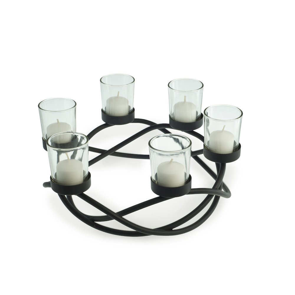 Round Waves Candleholder. Picture 1