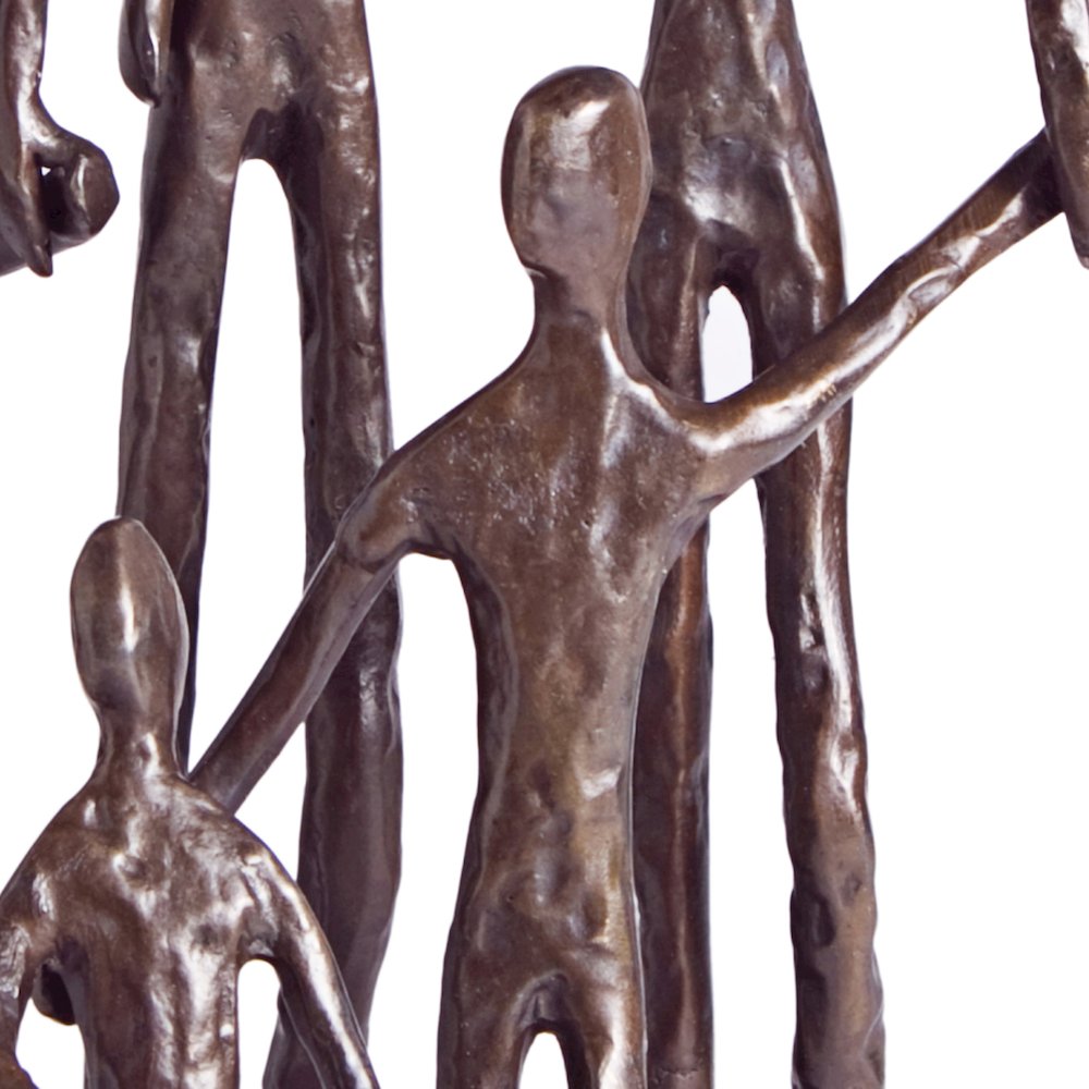 Family of Five Bronze Sculpture. Picture 3
