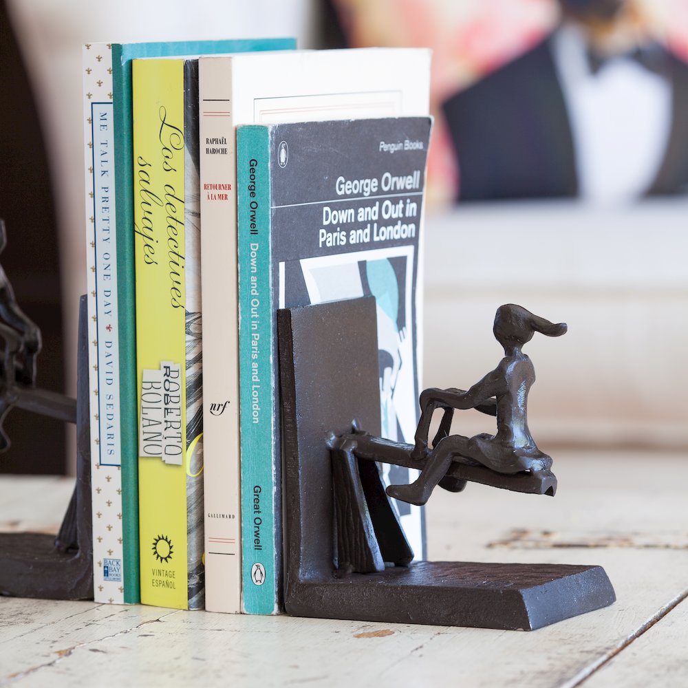 See-Saw Metal Bookend Set. Picture 6