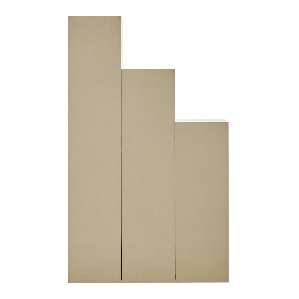 Marcel Cubes Modular Storage Cubby Cabinet Shelf Units (Set of 3) - White. Picture 12