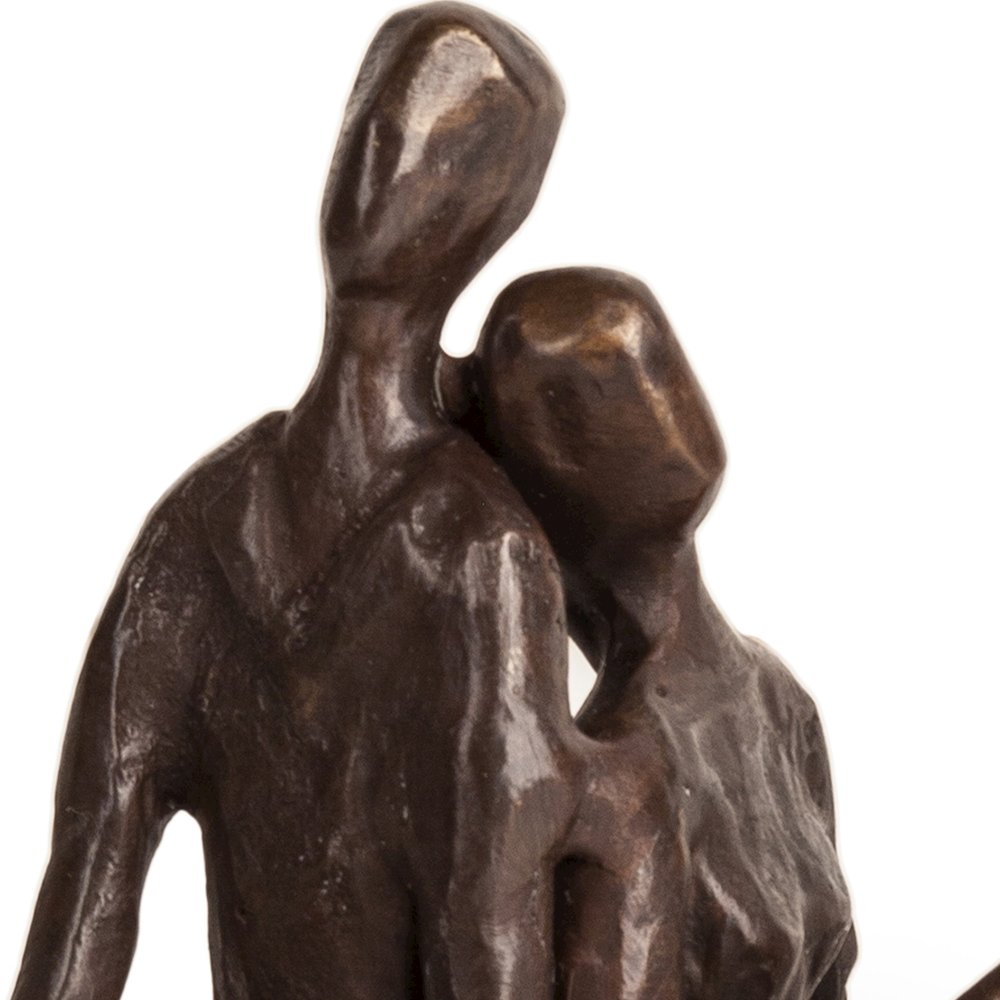 Romantic Couple Bronze Sculpture. Picture 3