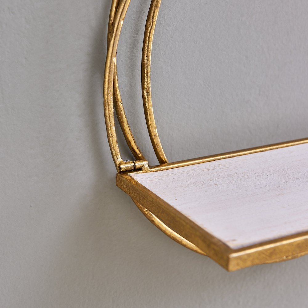 Golden Rings Floating Wall Shelves Set of 2. Picture 4
