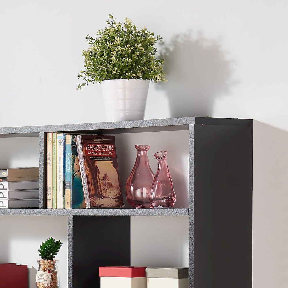 Large Rectangular Black Shelf Unit. Picture 3