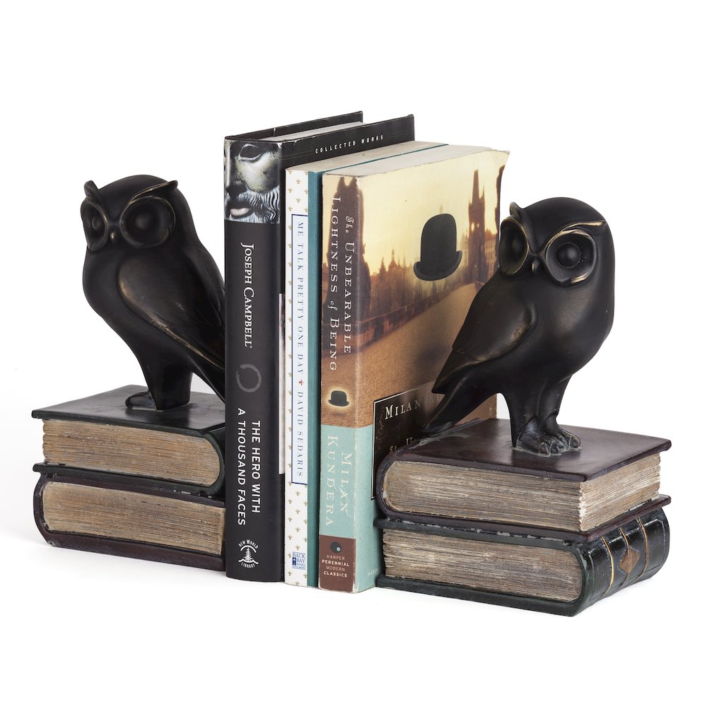 Owl on Books Bookend Set. Picture 5