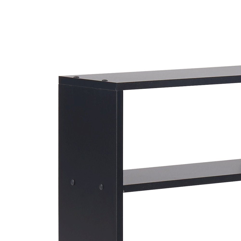 Large Rectangular Black Shelf Unit. Picture 4