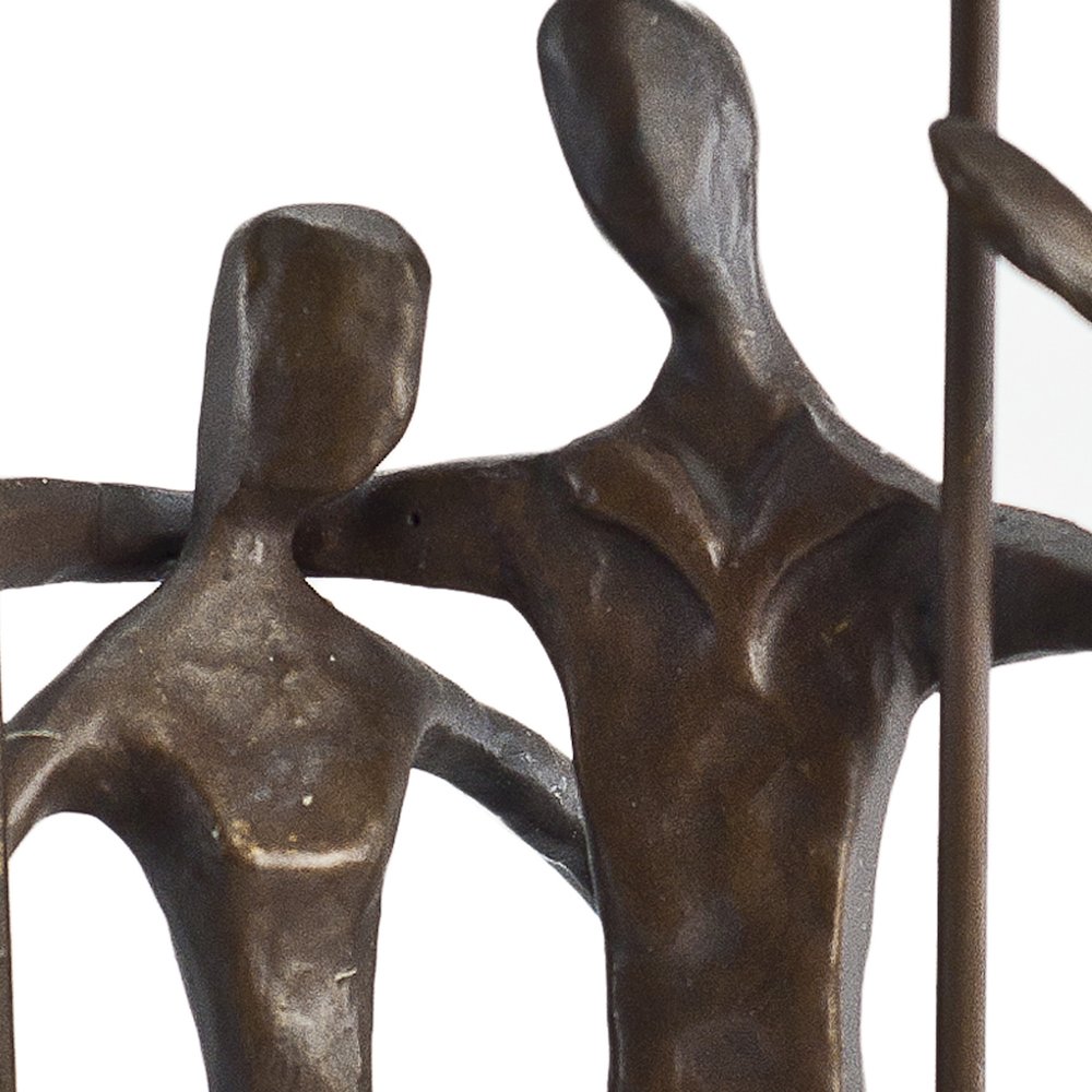 Couple on a Swing Cast Bronze. Picture 4