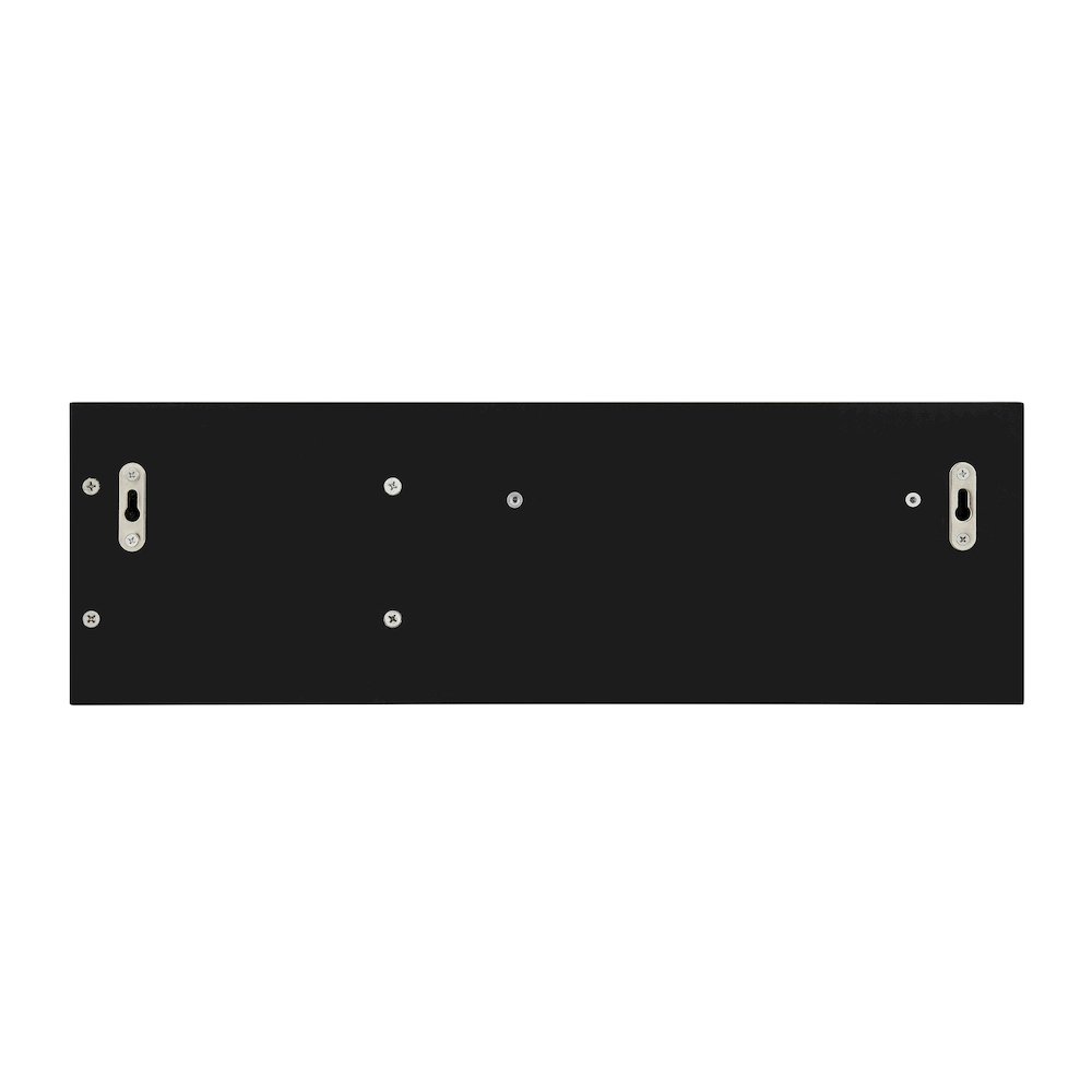 Utility Shelf with Pocket and Hanging Hooks - Black. Picture 12