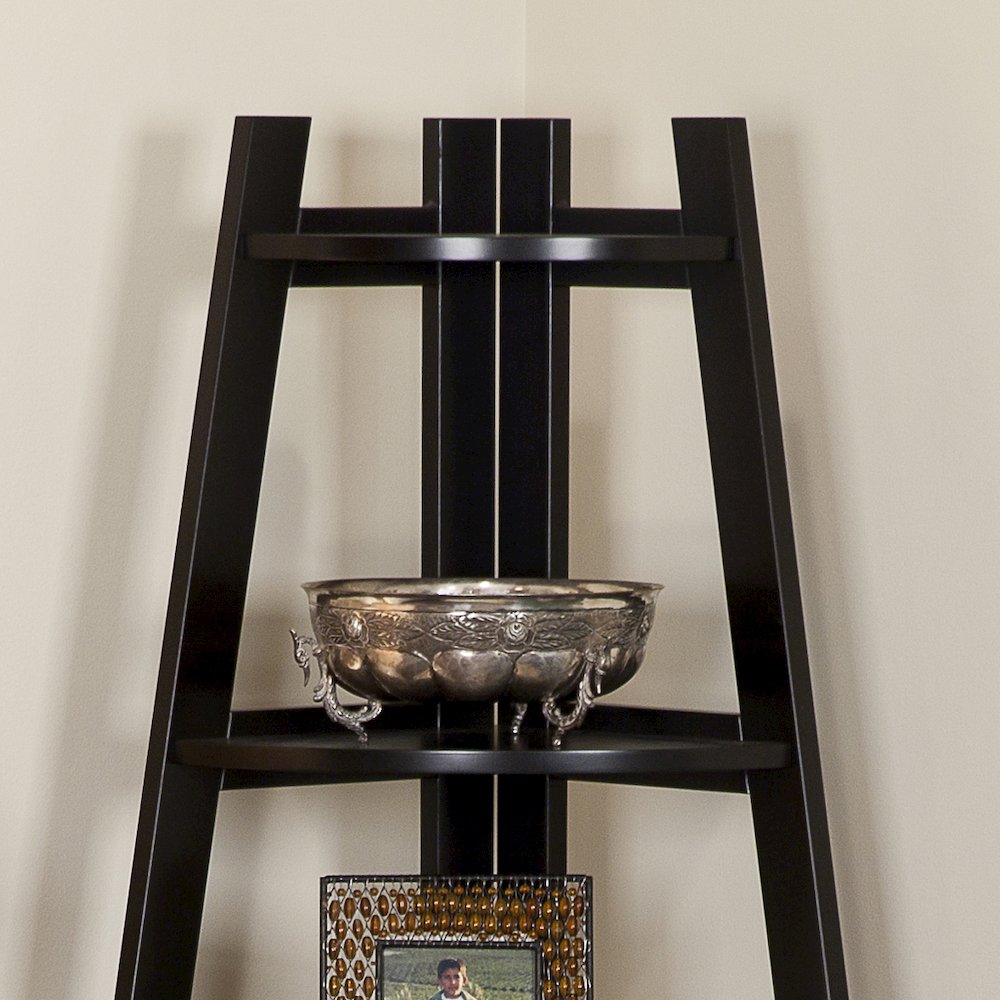 Five Tier Corner Ladder Display Bookshelf. Picture 3
