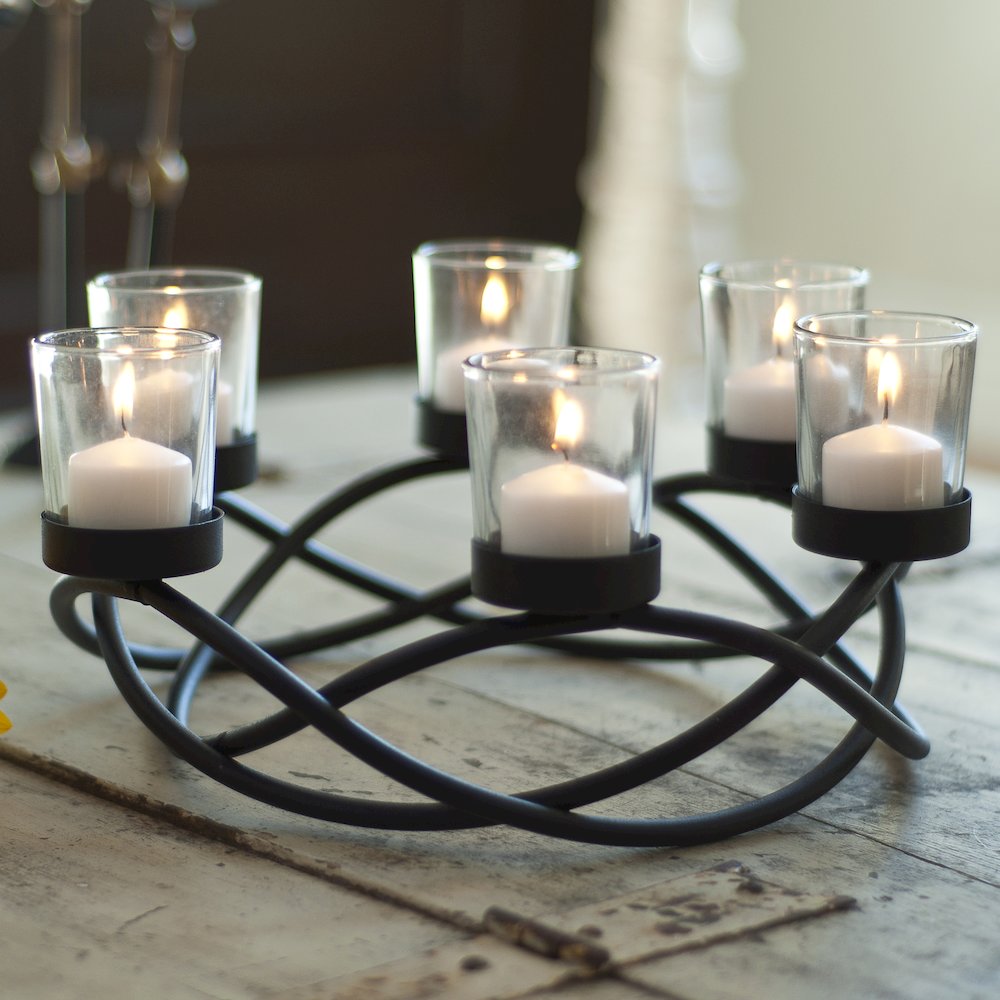 Round Waves Candleholder. Picture 3