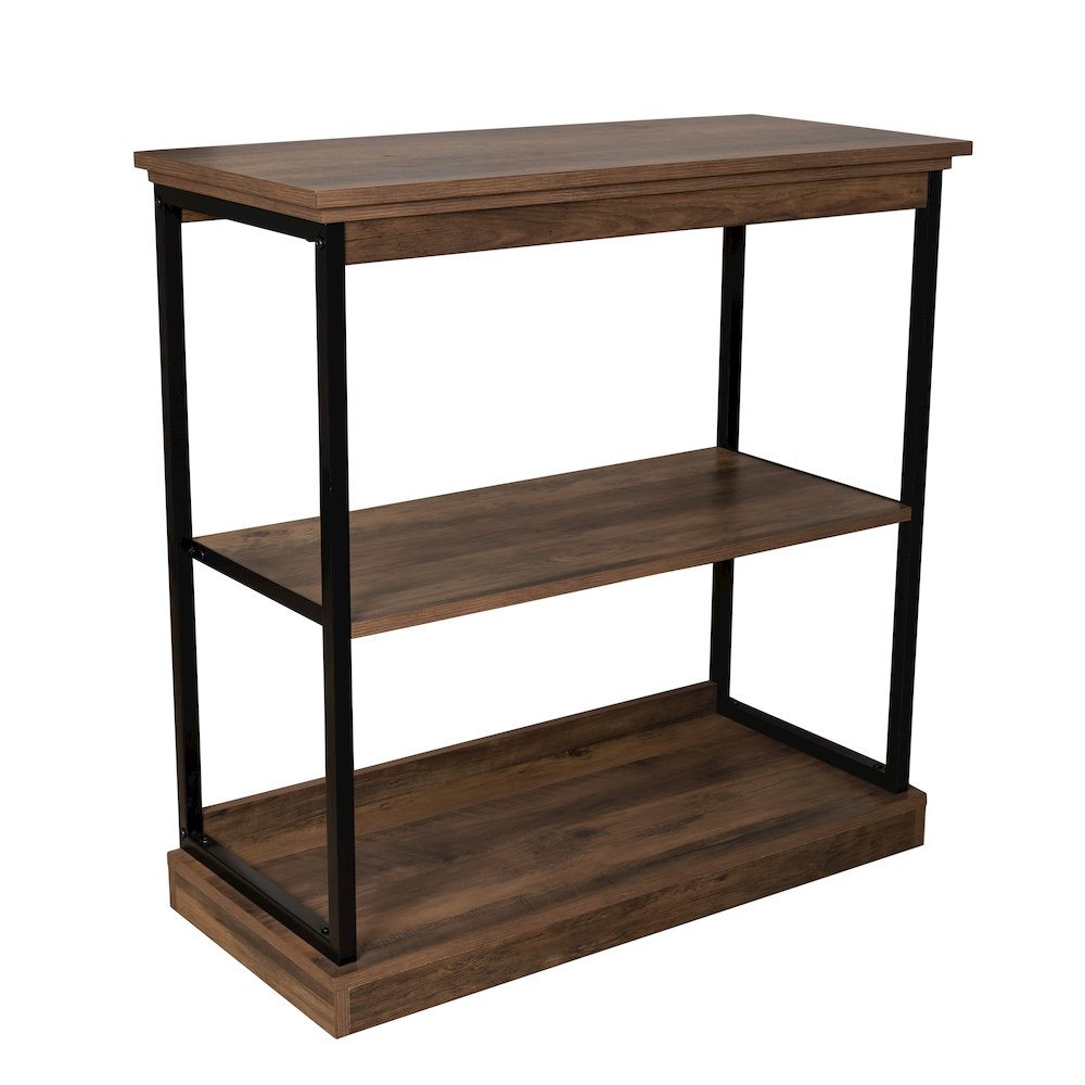 Oslo Contemporary 3-shelf Etagere Bookcase. Picture 13