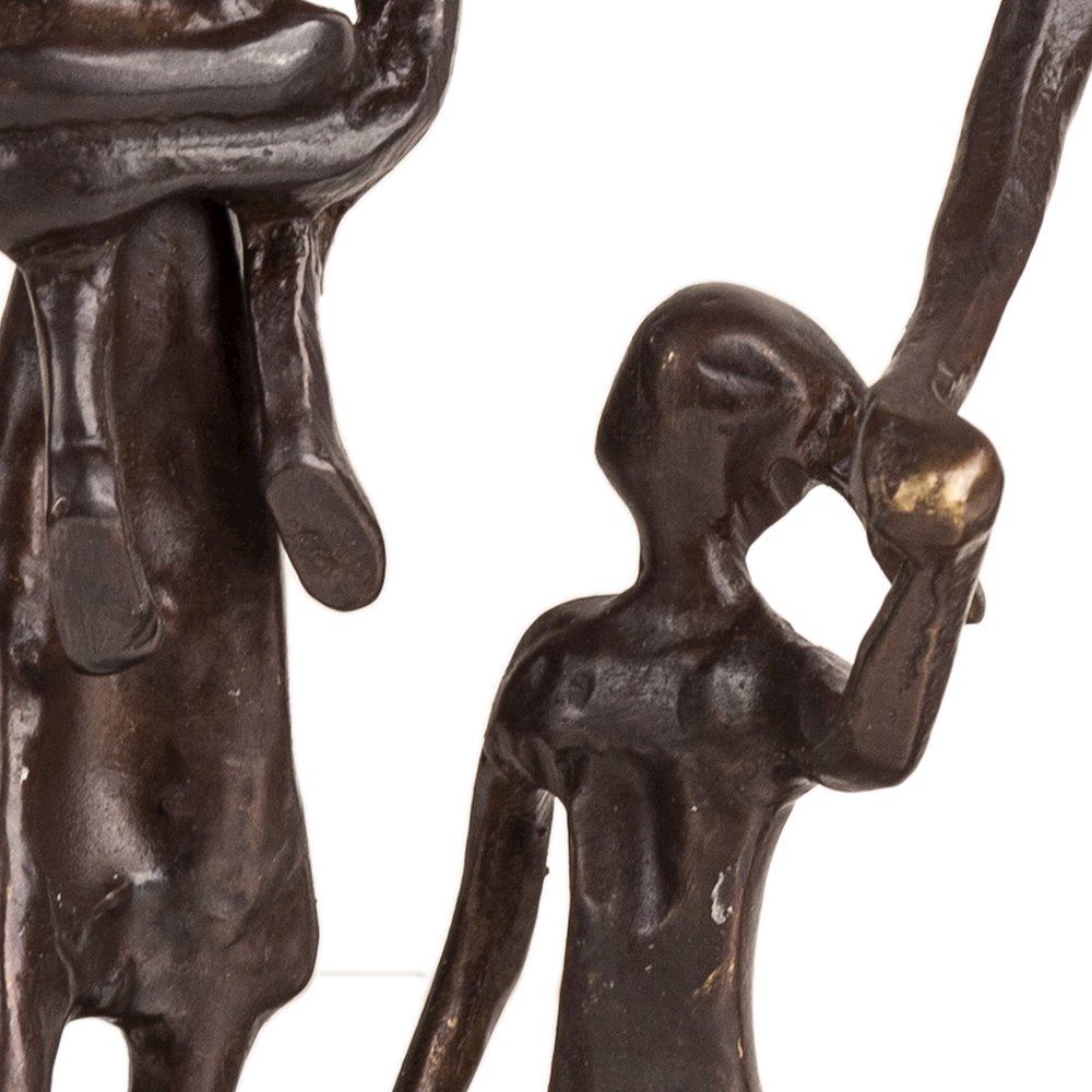 Family of Five Bronze Sculpture. Picture 3