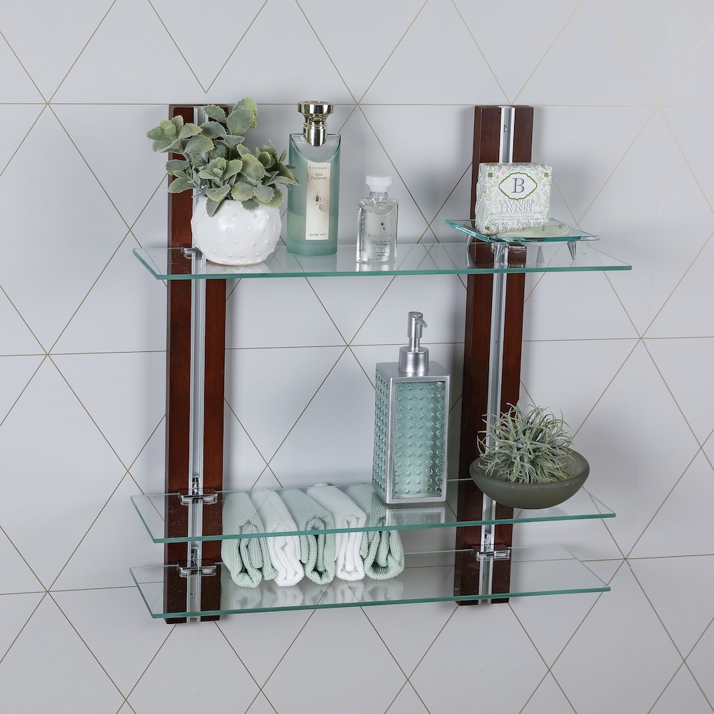 Old Bavaria Three Tier Adjustable Shelves on Wooden Bars. Picture 3