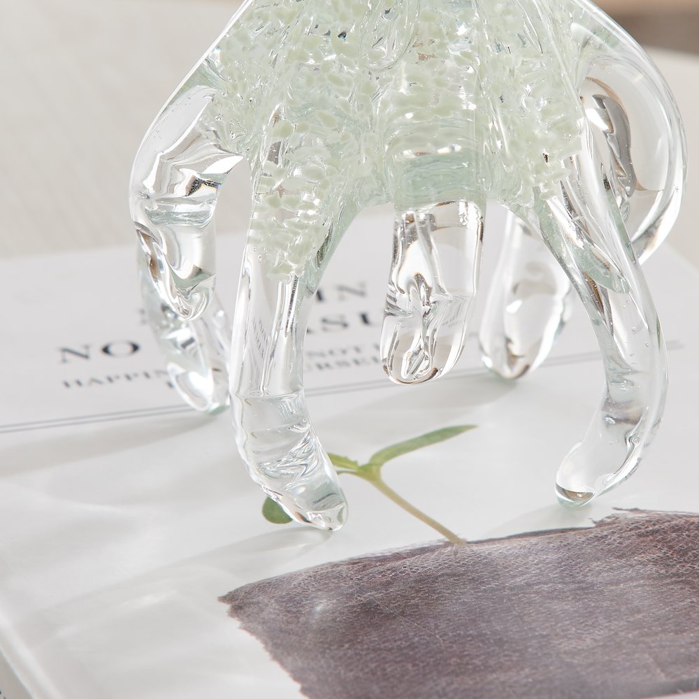 Lorelei Glow-in-the-Dark Decorative Glass Sculpture Nautical Figure - Jellyfish. Picture 6