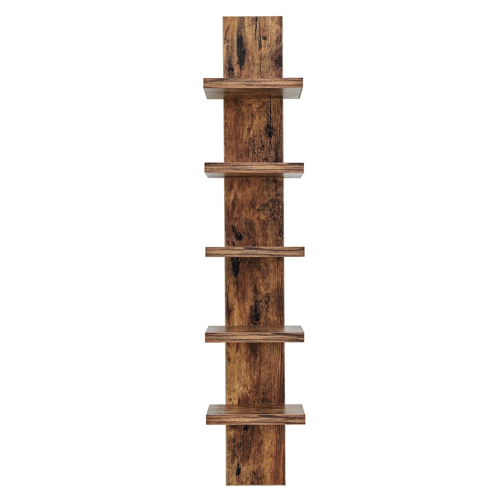 Utility Column Spine Wall Shelves - Pine. Picture 1