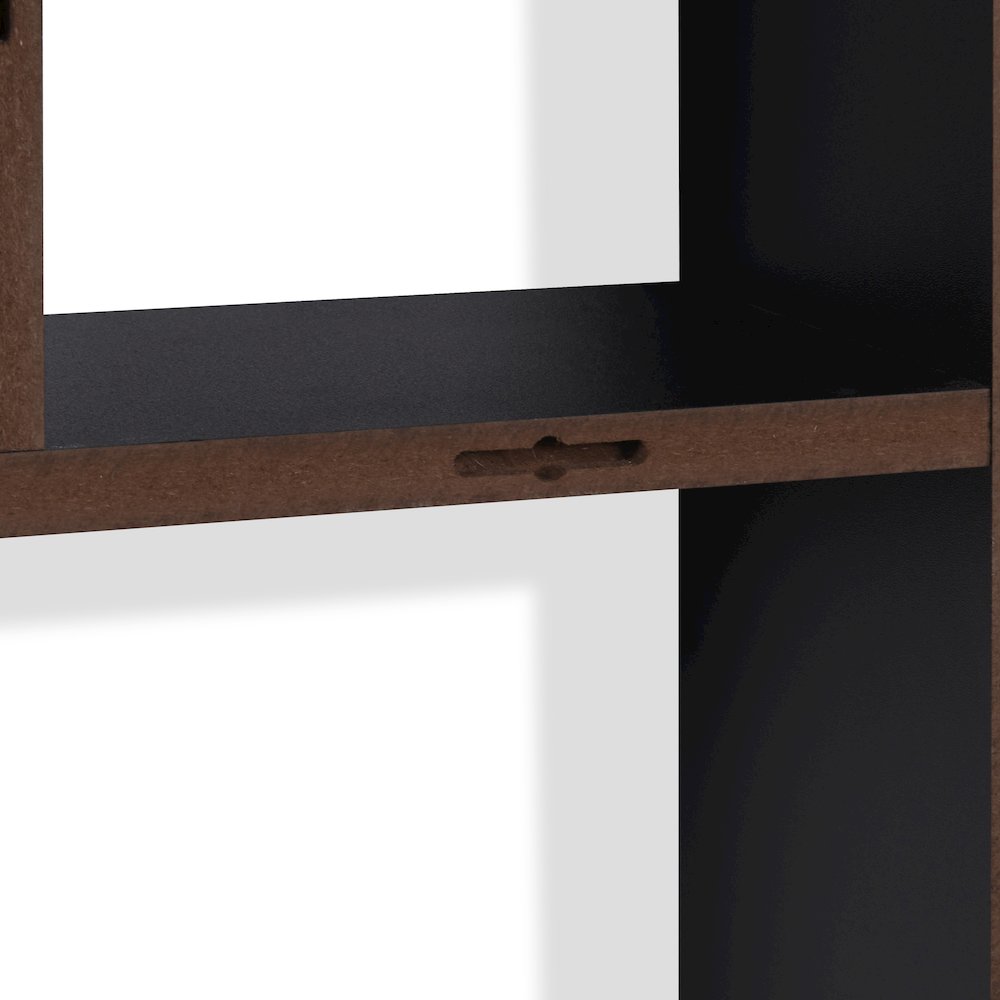 Cantilever Wall Shelf - Black. Picture 6