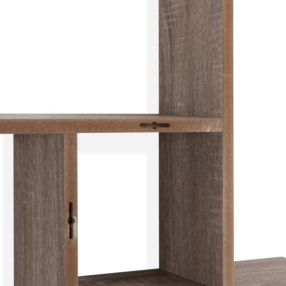 Cantilever Wall Shelf - Weathered Oak. Picture 6