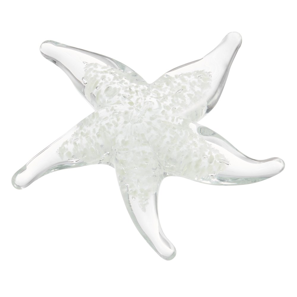 Lorelei Glow-in-the-Dark Decorative Glass Sculpture Nautical Figure - Starfish. Picture 1