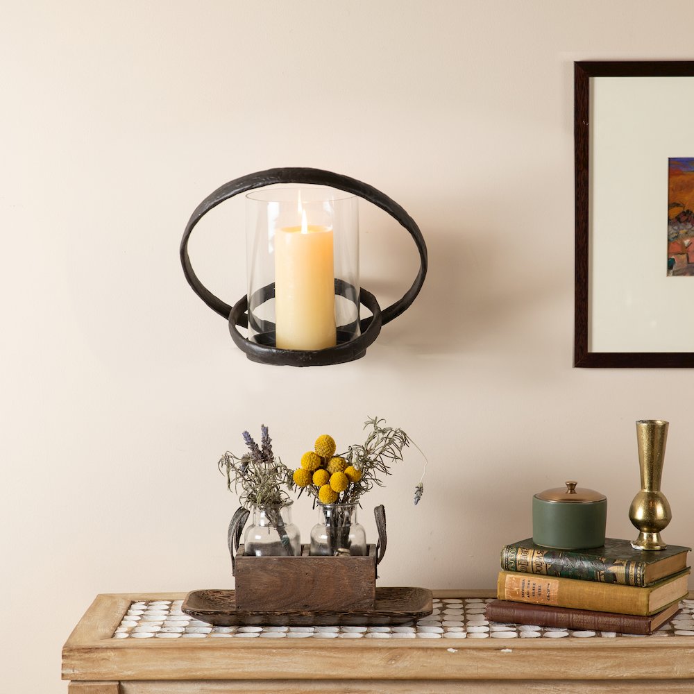Orbits Wall Candle Sconce. Picture 3