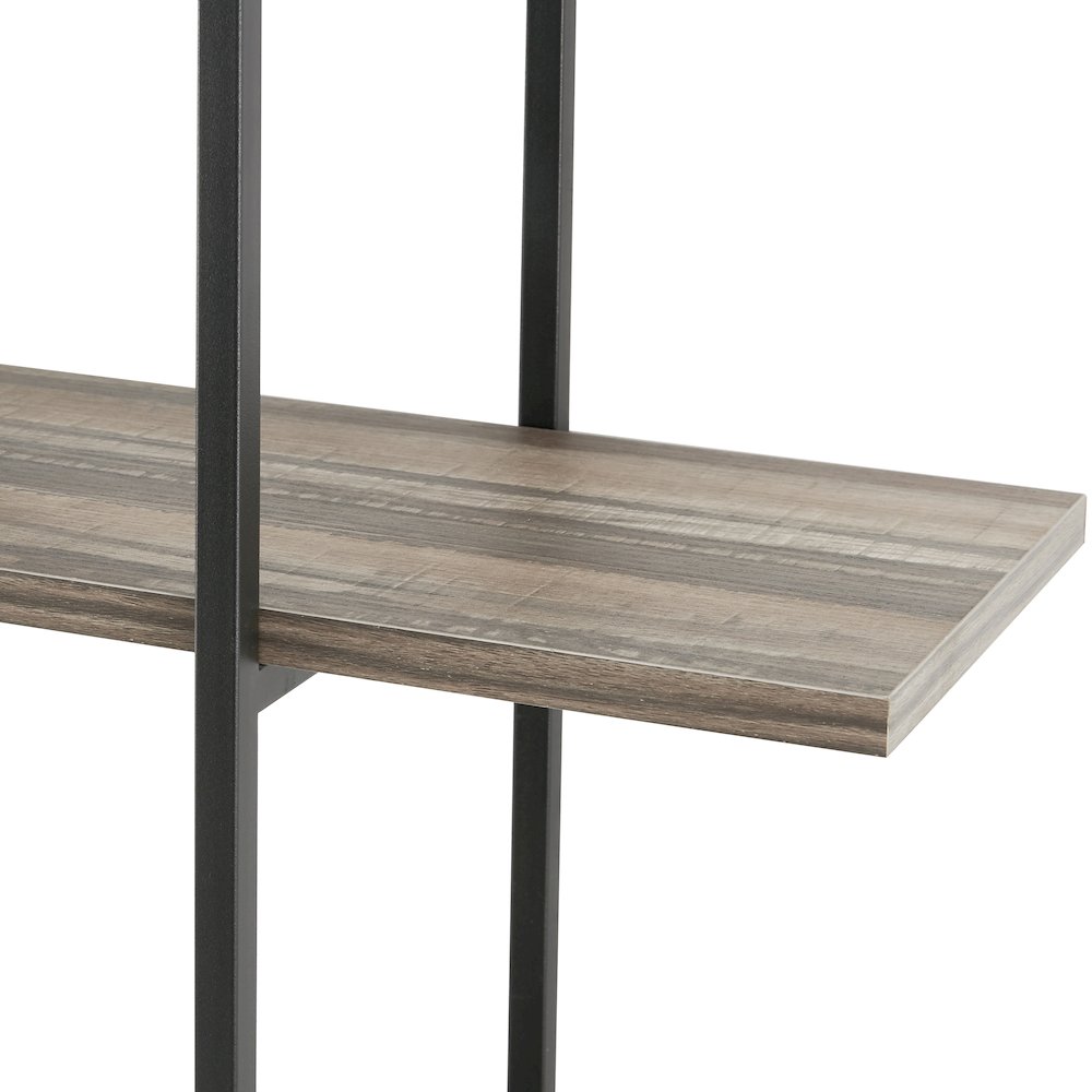 Antigua Crossed Double Rectangle Shelf Unit. Picture 5