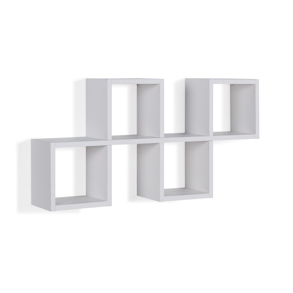 Cubby Chessboard Wall Shelf – White. Picture 4