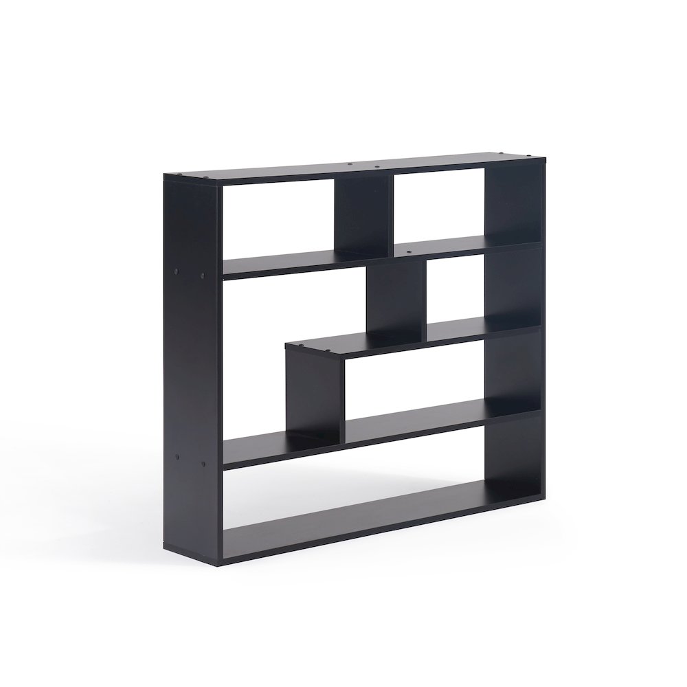 Large Rectangular Black Shelf Unit. Picture 1