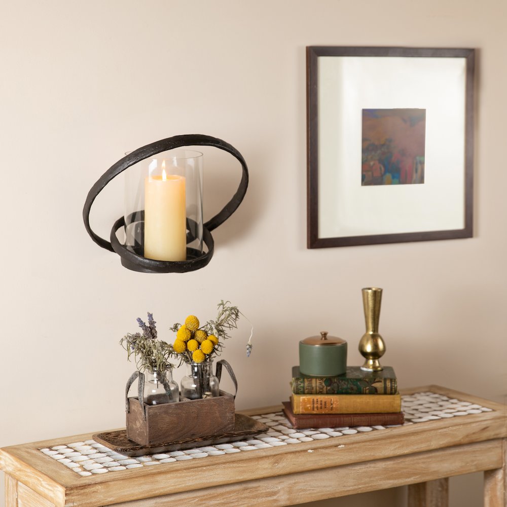 Orbits Wall Candle Sconce. Picture 4