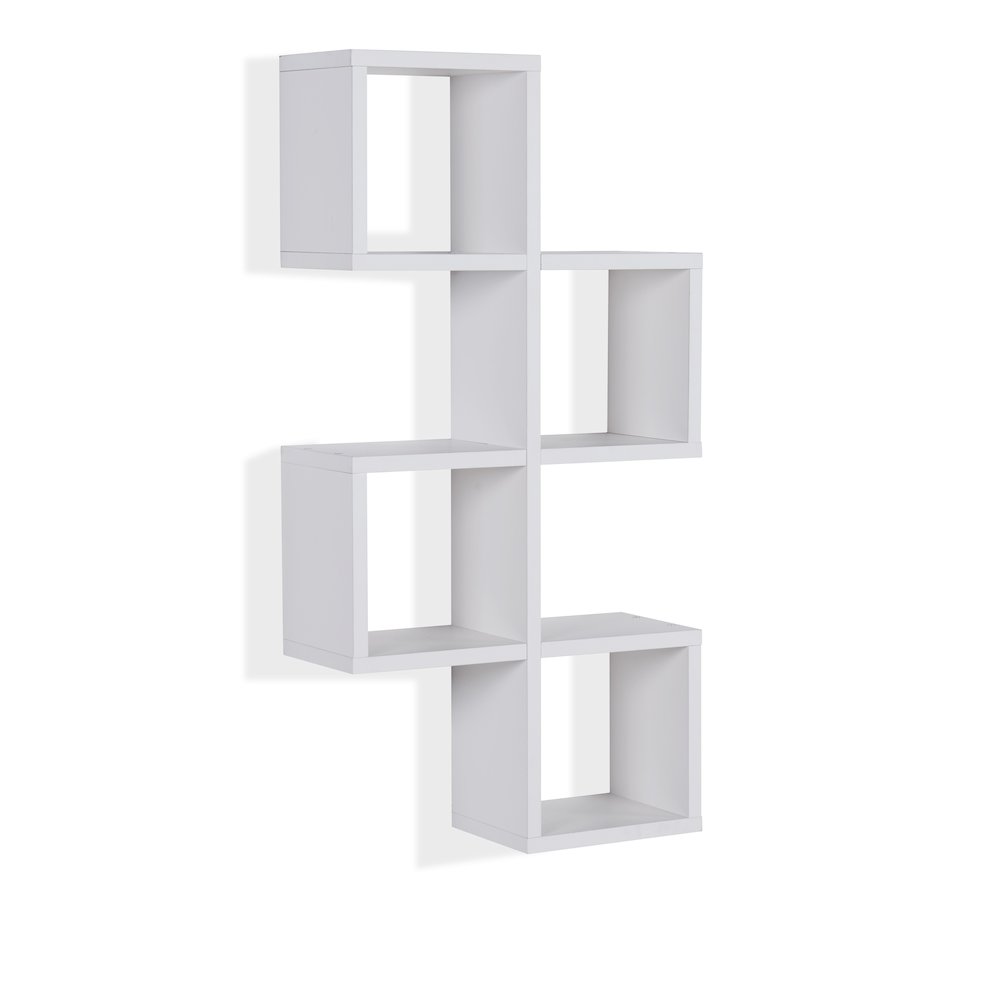 Cubby Chessboard Wall Shelf – White. Picture 5