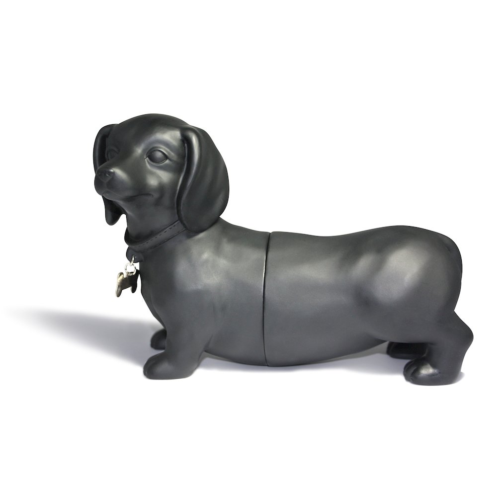 Dachshund Dog Bookend Set - Black. Picture 2