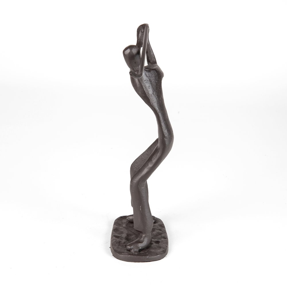 Golfer Cast Iron Sculpture. Picture 5