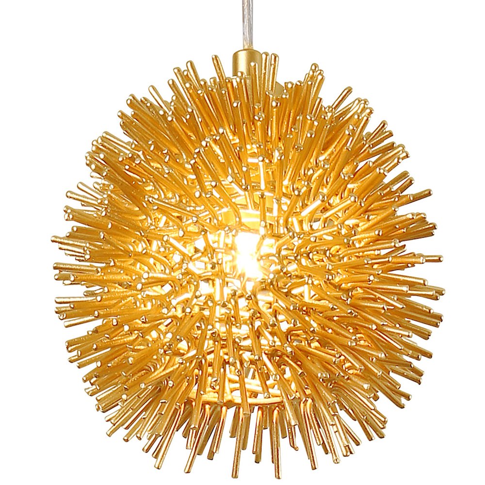 Urchin 1-Lt Uber Mini Pendant - Gold. Picture 1