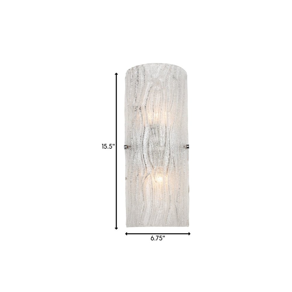 Brilliance 2-Lt Sconce - Chrome. Picture 3
