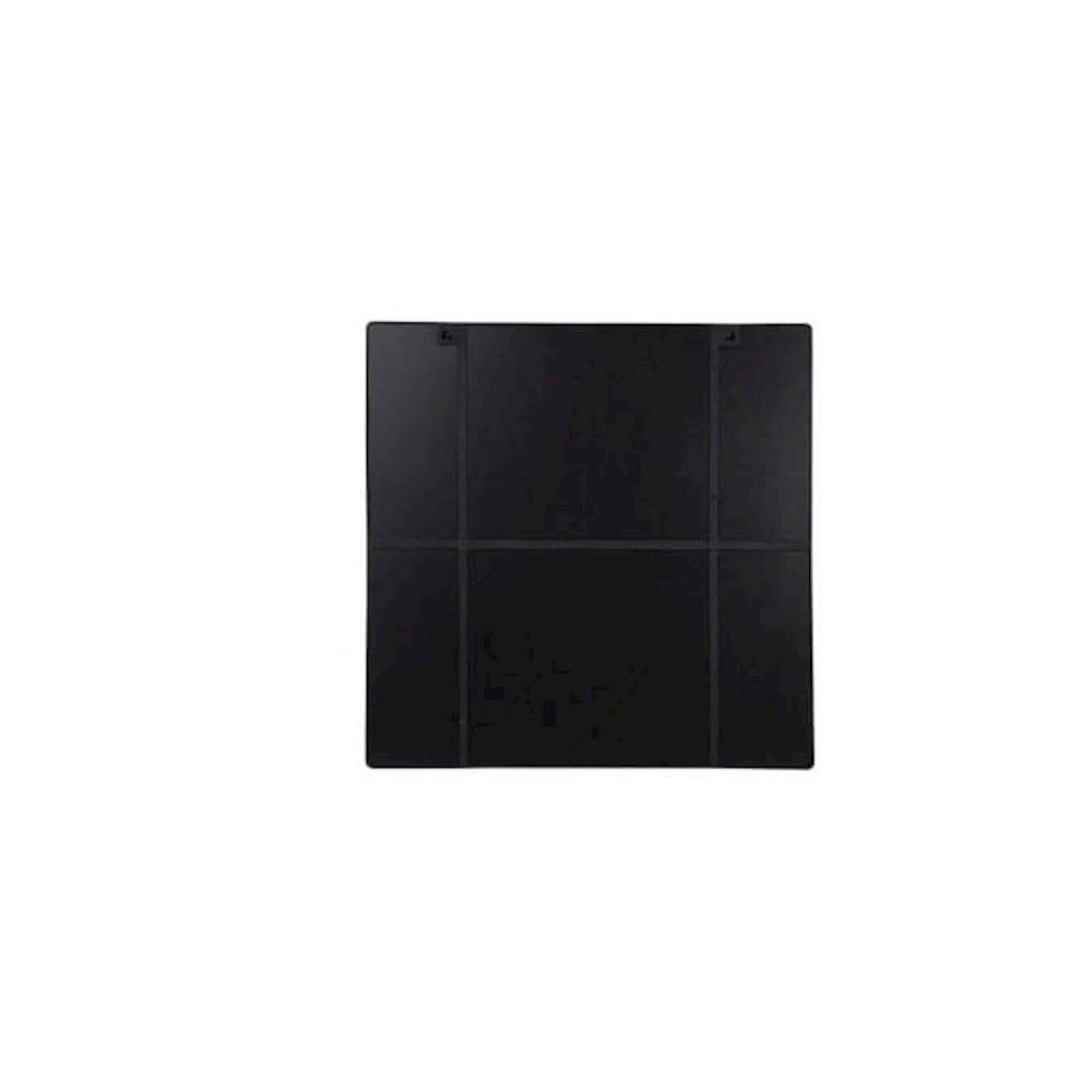 Kye 30x30 Rounded Square Wall Mirror - Black. Picture 1