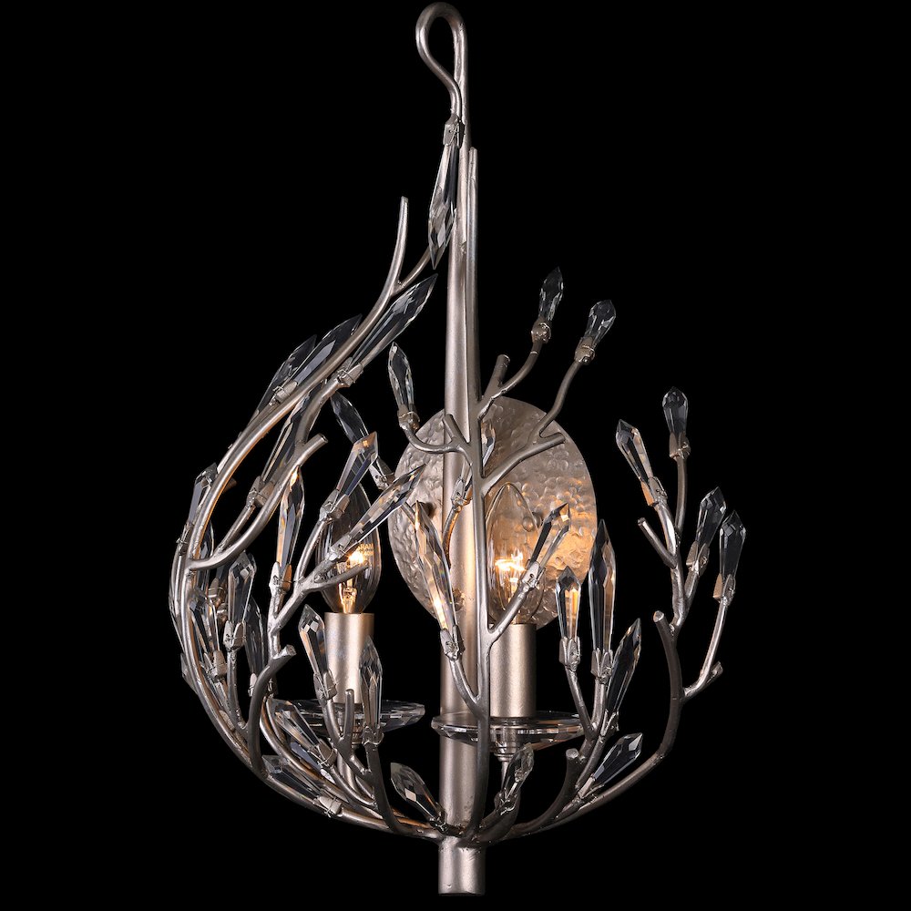 Bask 2-Lt Crystal Sconce - Gold Dust. Picture 2