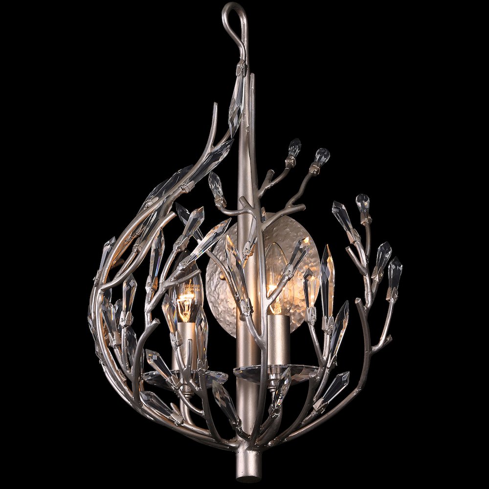 Bask 2-Lt Crystal Sconce - Gold Dust. Picture 3