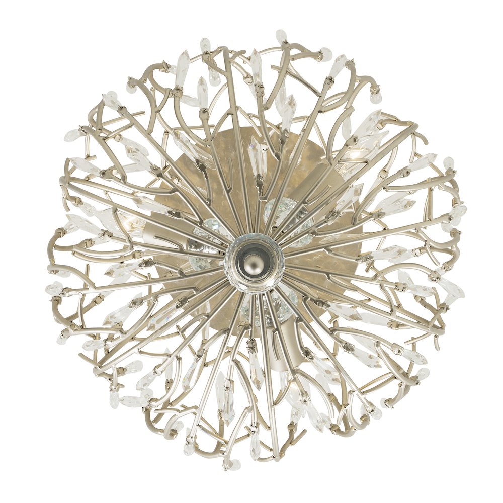 Bask 3-Lt Crystal Ceiling Mount - Gold Dust. Picture 5