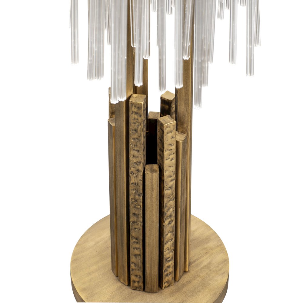 Matrix 3-Lt Table Lamp - Havana Gold. Picture 5