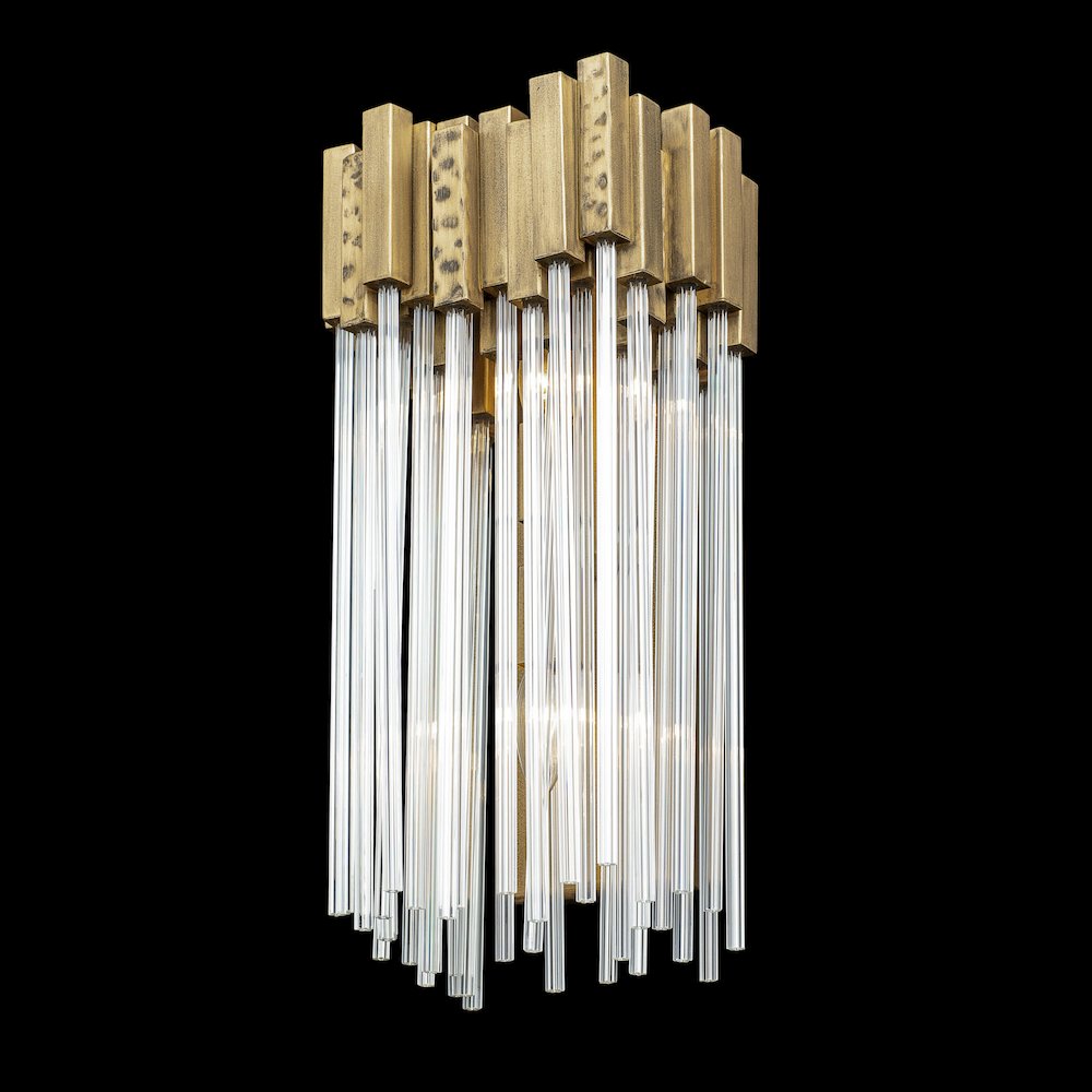 Matrix 2-Lt Sconce - Havana Gold. Picture 2