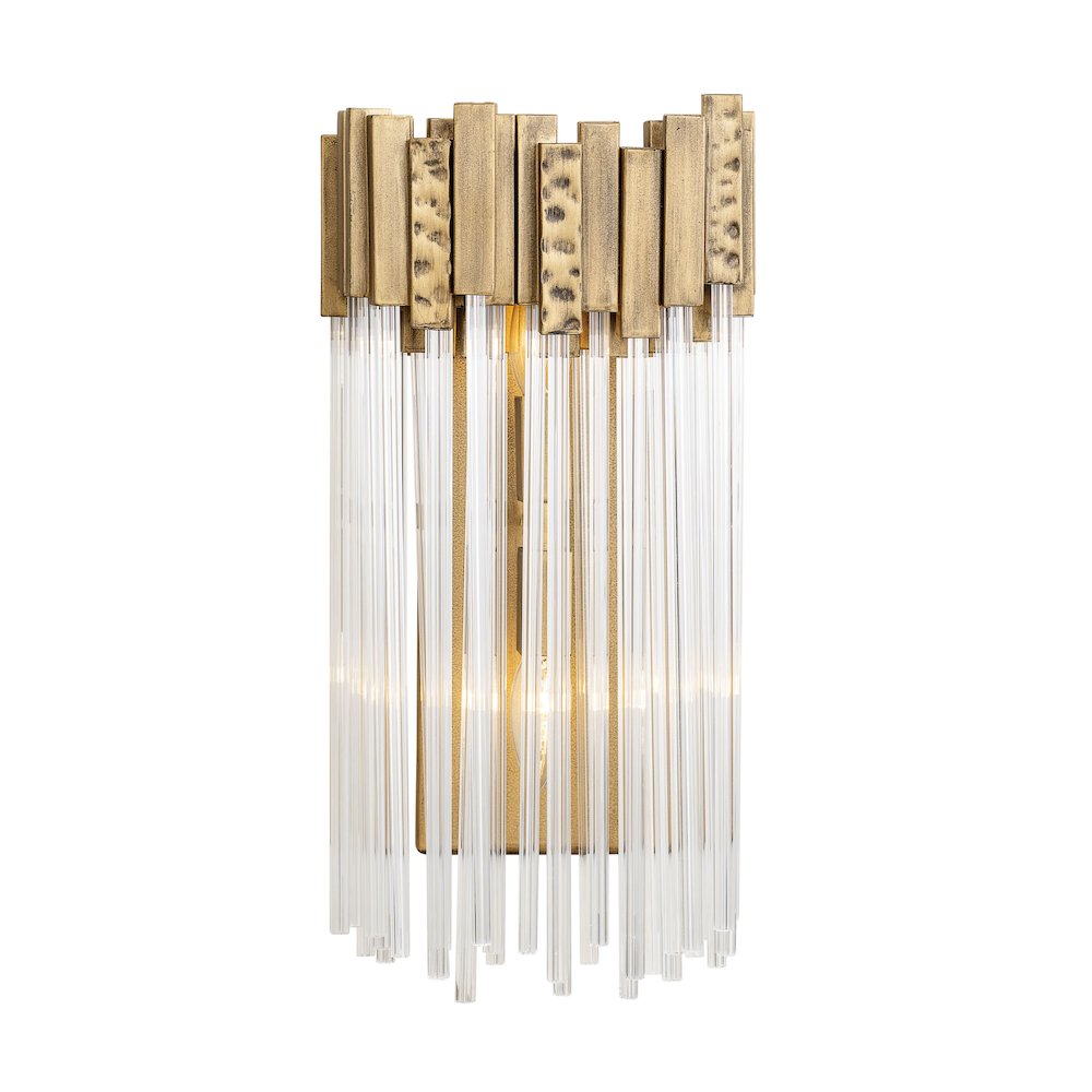 Matrix 2-Lt Sconce - Havana Gold. Picture 3
