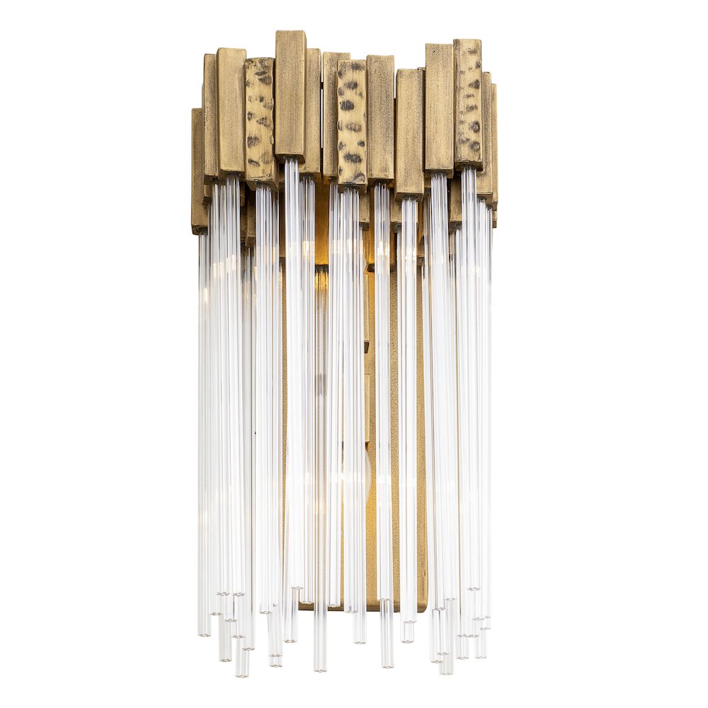 Matrix 2-Lt Sconce - Havana Gold. Picture 7