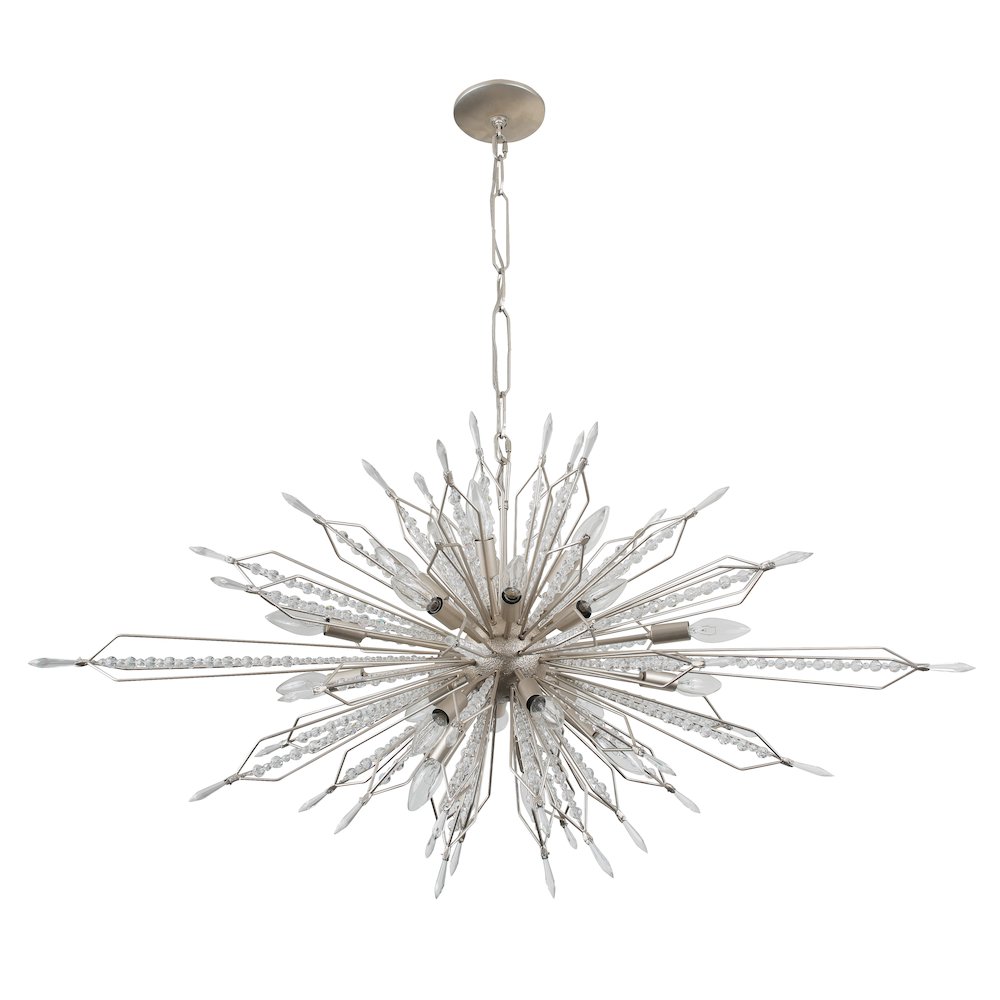 Orbital 20-Lt Oval Linear Pendant - Gold Dust. Picture 2