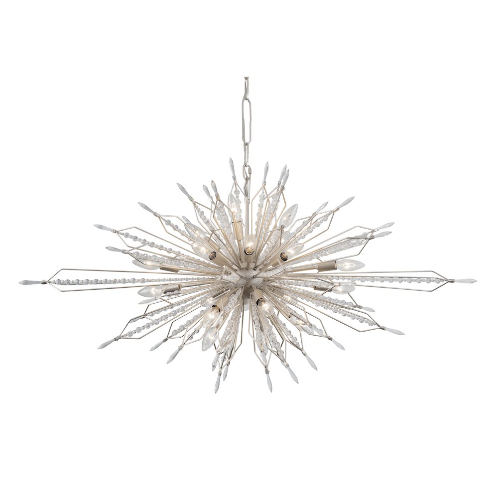 Orbital 20-Lt Oval Linear Pendant - Gold Dust. Picture 3