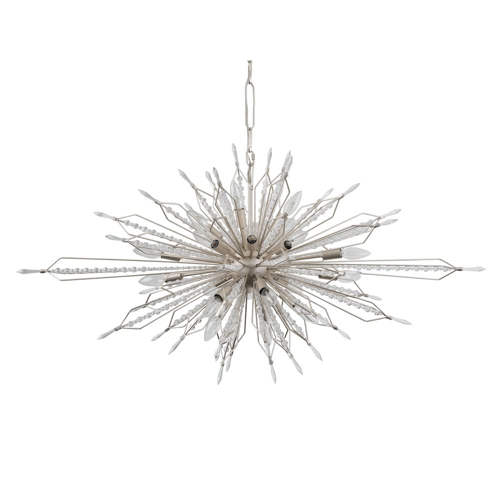 Orbital 20-Lt Oval Linear Pendant - Gold Dust. Picture 4
